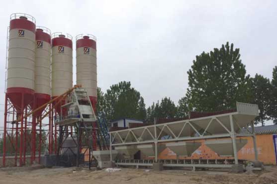 ZJ120 Concrete Batching Plant Shipped To Malaysia