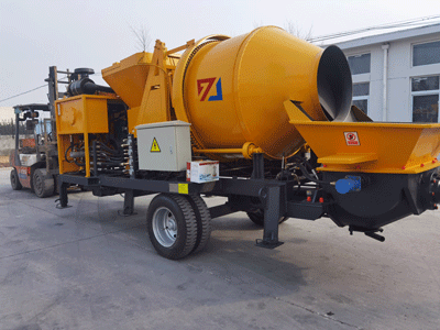 ZBJ30C-9-66 Diesel Concrete Mixer Pump in Indonesia